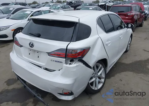 2016 Lexus Ct 200H z USA, uszkodzony, nr VIN JTHKD5BH4G2263201
